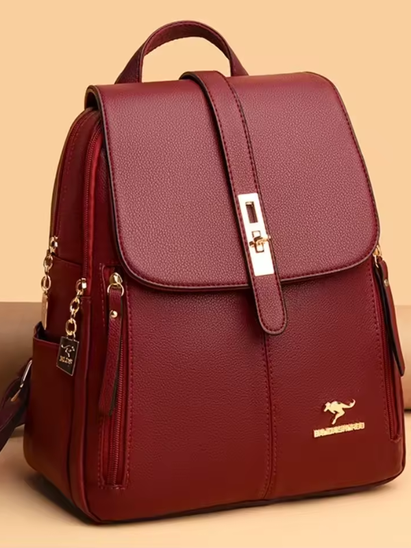 Ava | Women's Anti-Theft Leather Backpack