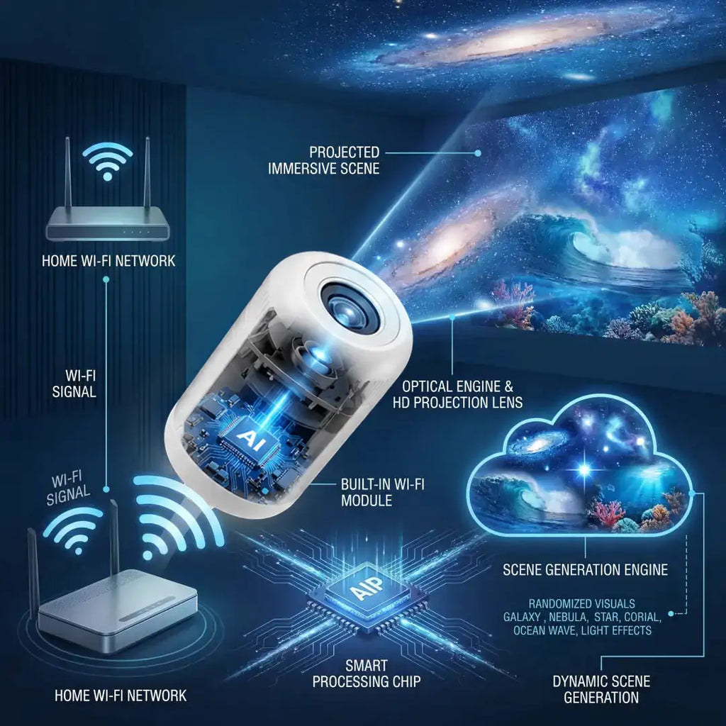 Evora® Night Light Projector