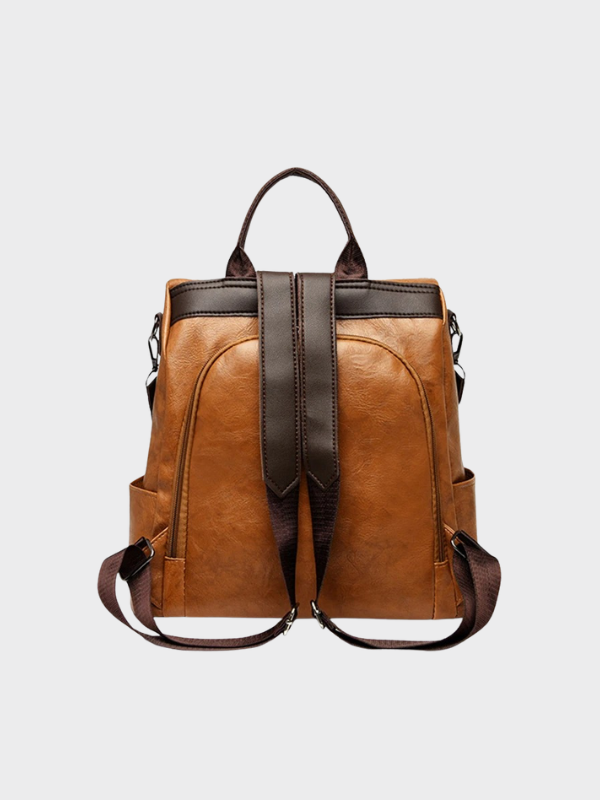 Hera | Anti-Theft Leather Backpack for Women