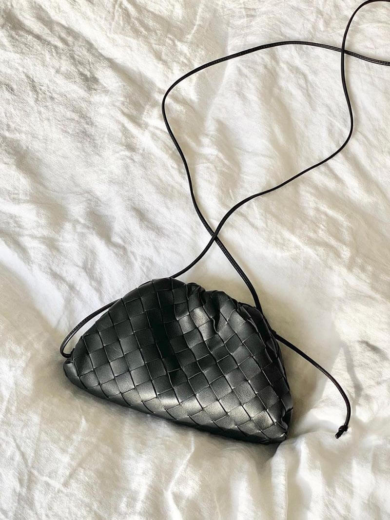 Amelia | Mini Woven Vegan Leather Bag for Women