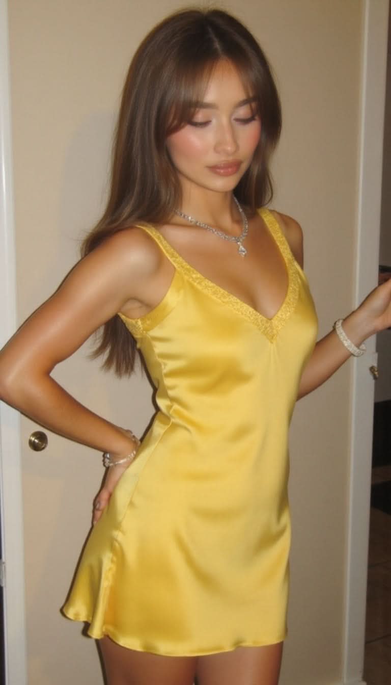 ADELE™ YELLOW MINI DRESS - ShopLorca