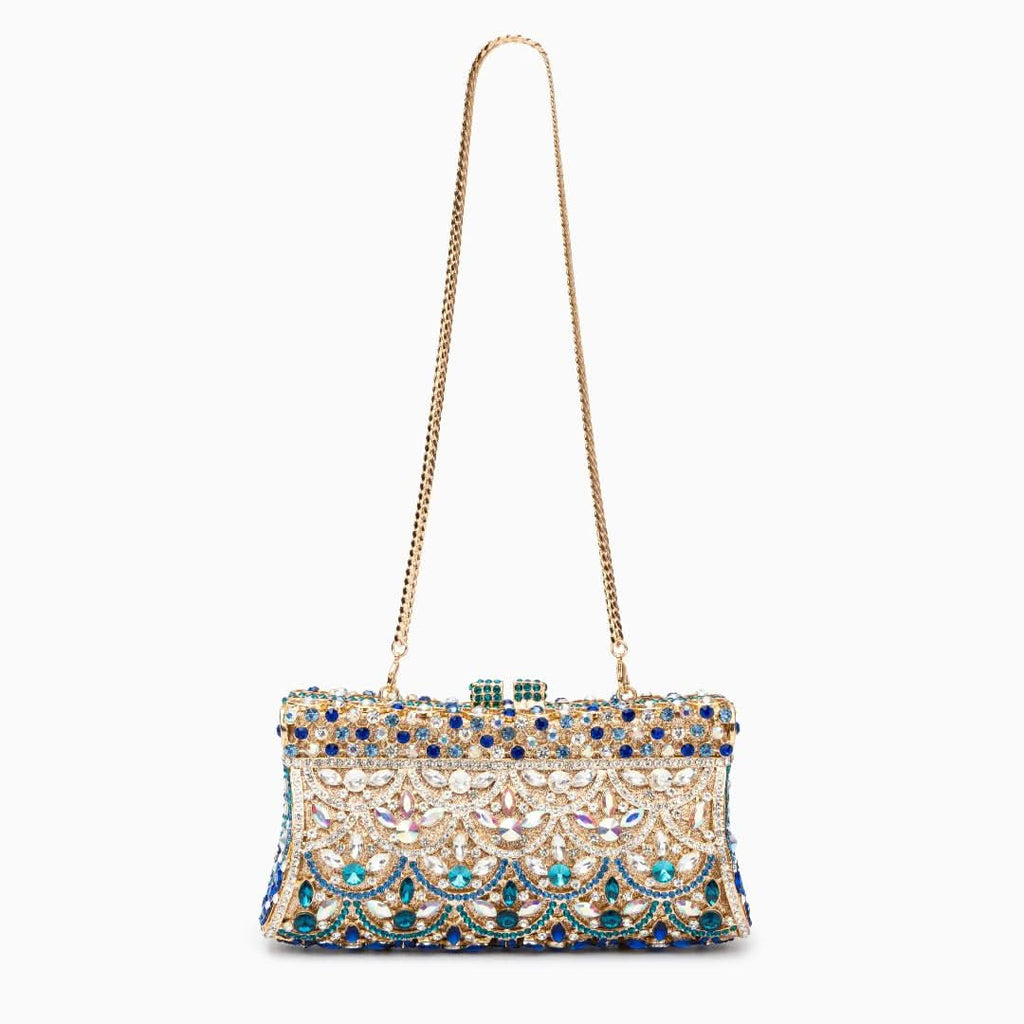 Aubrielle Diamond - Encrusted Clutch Bag - ShopLorca