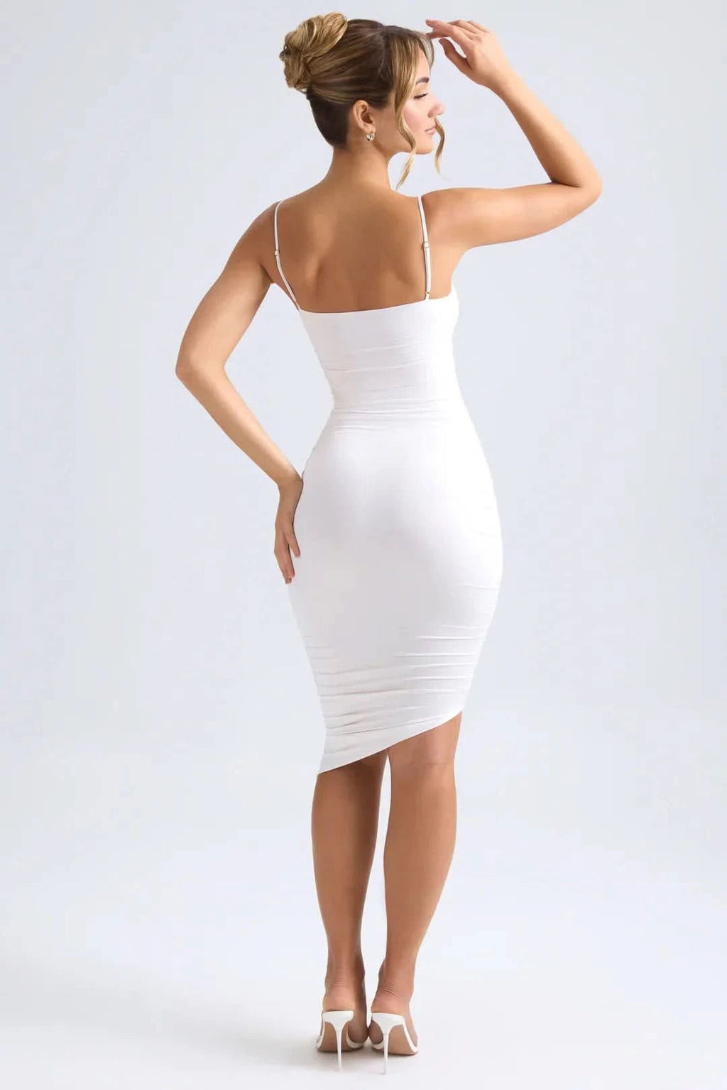 Bodycon Midi Dress in Green - ShopLorca