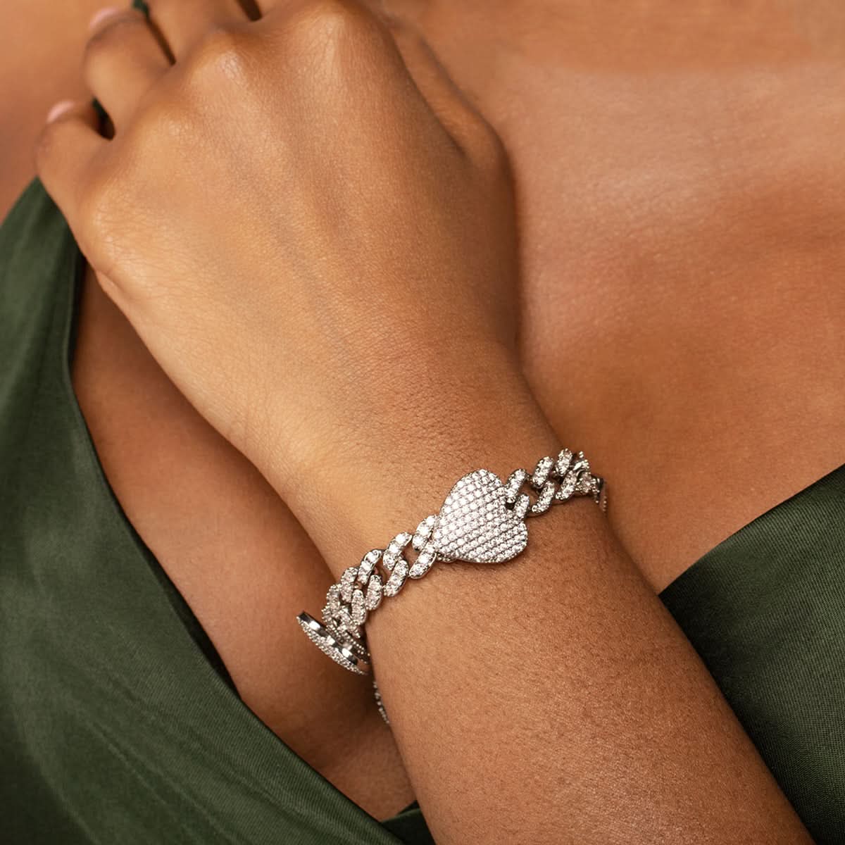 Grandeur Cuban Hearts Jewelry Set - ShopLorca
