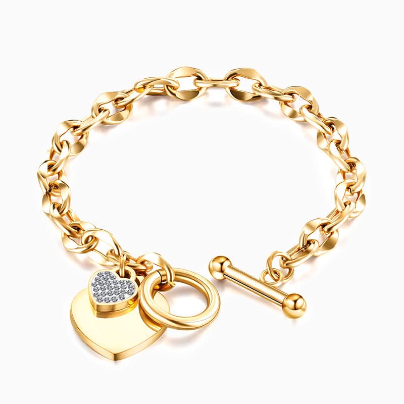 Havana Heart Pendant Bracelet - ShopLorca