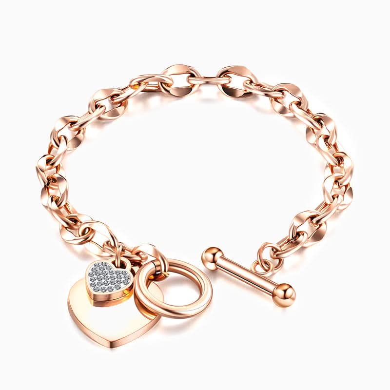 Havana Heart Pendant Bracelet - ShopLorca