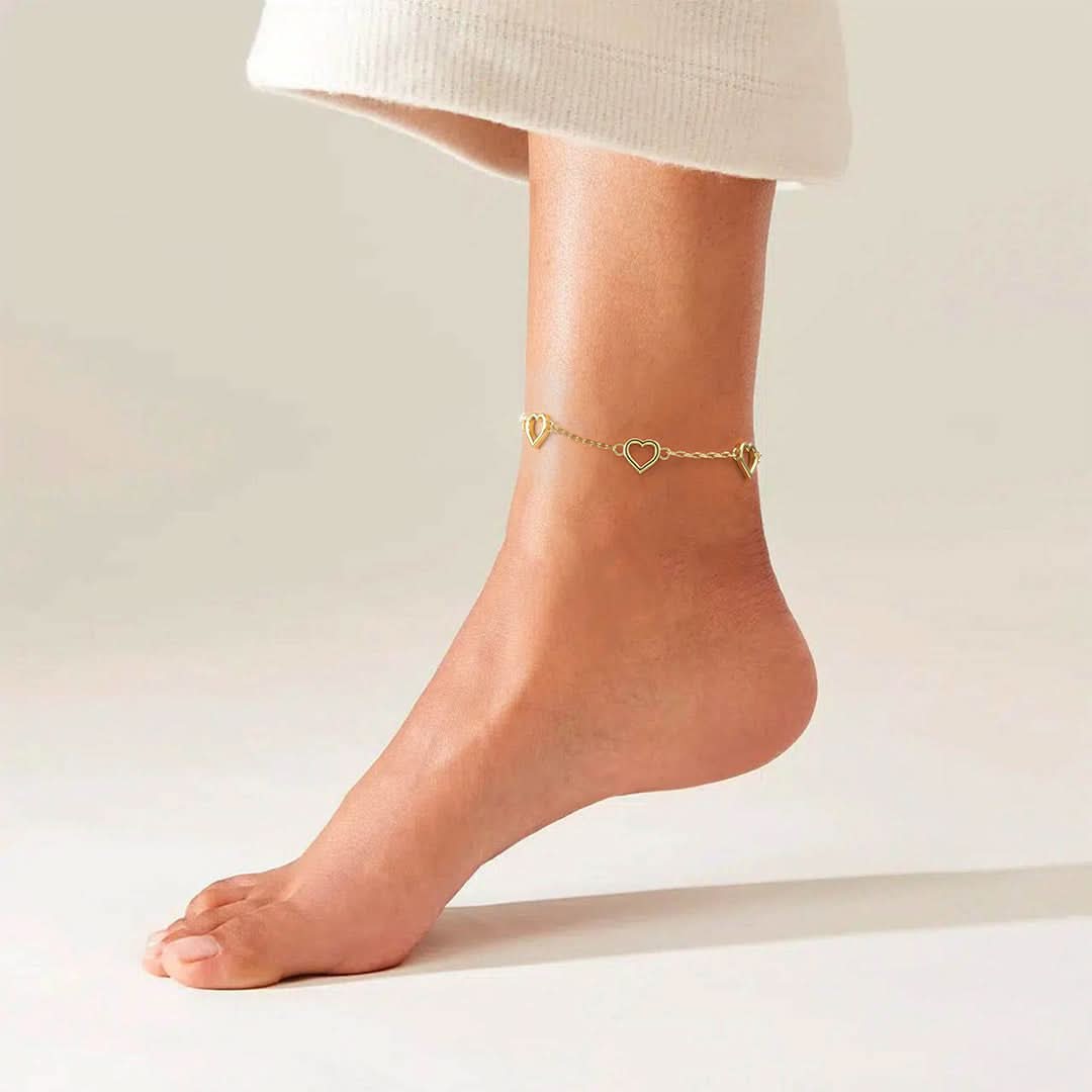 Hearts Anklet - ShopLorca