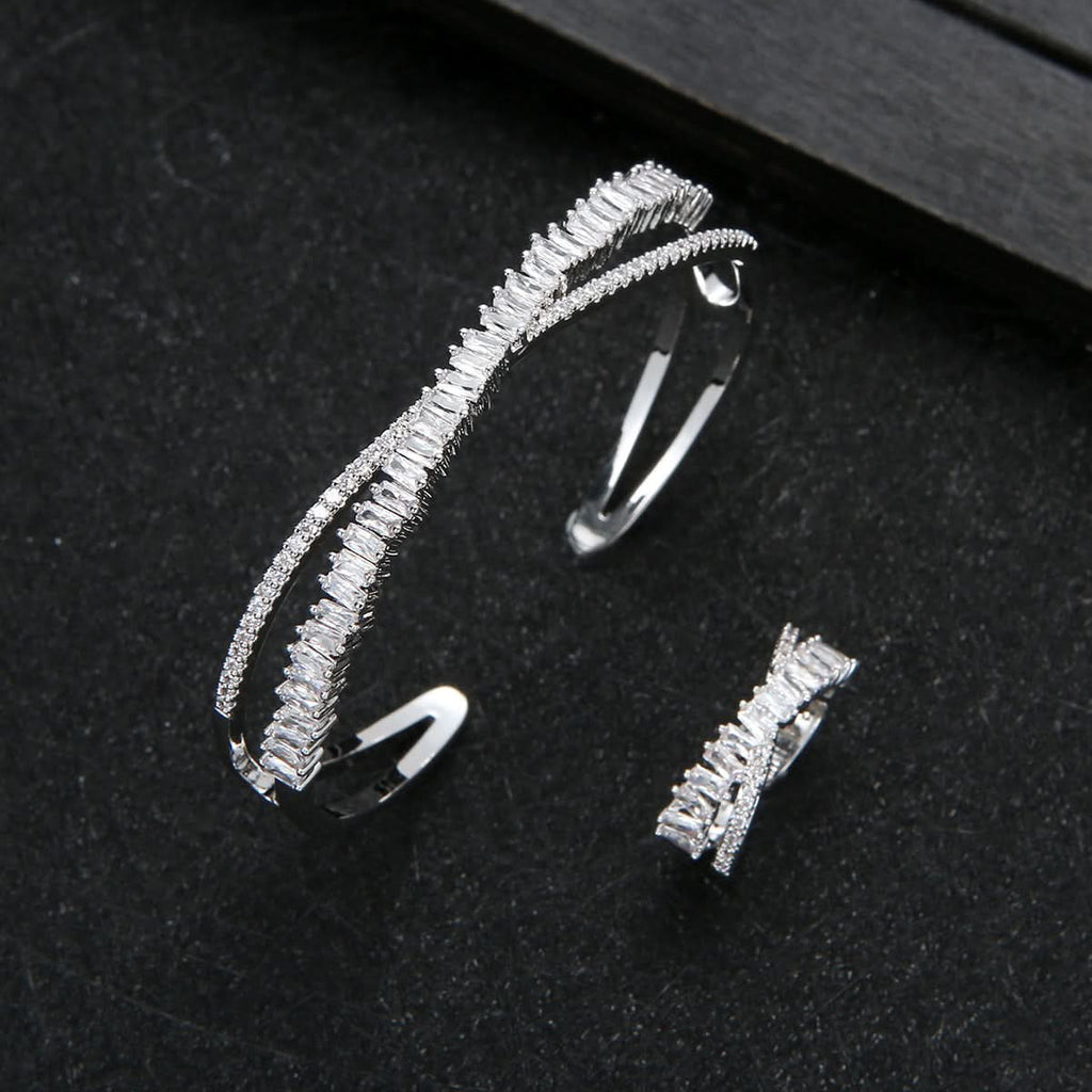 Intertwined Sparkle Jewelry Set - ShopLorca
