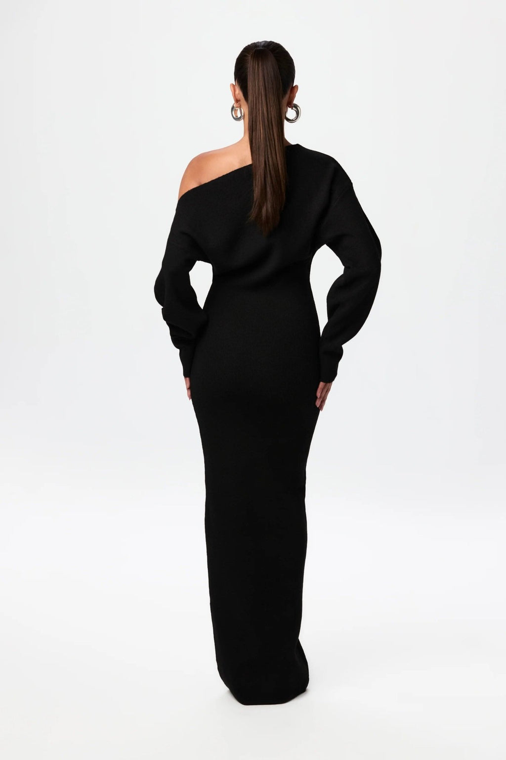 Lamouria® Drop - Shoulder Sweater Dress - ShopLorca