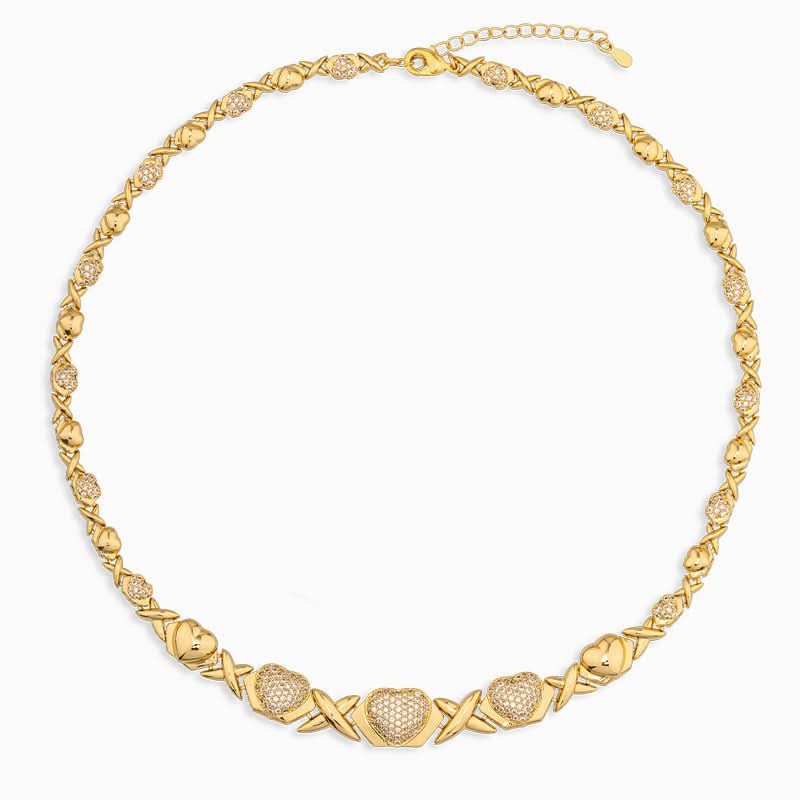 Marseille Heart Pendant Choker - ShopLorca