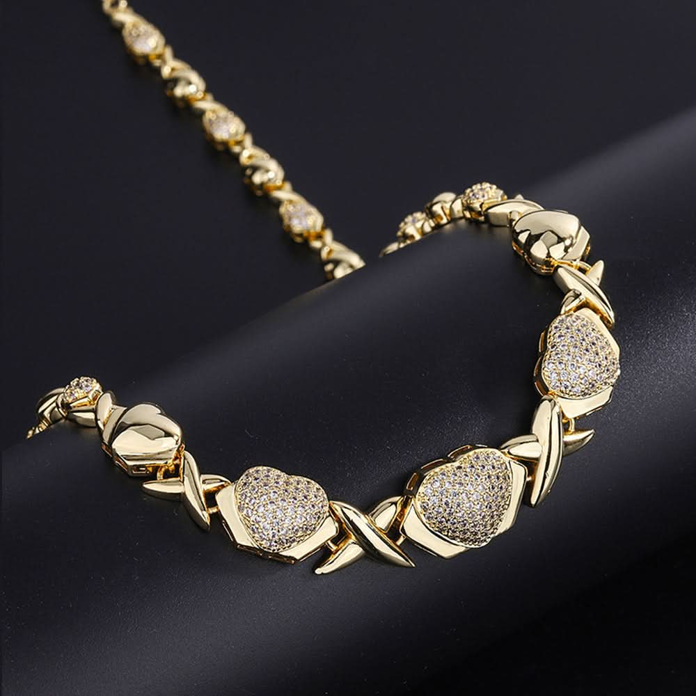 Marseille Heart Pendant Choker - ShopLorca