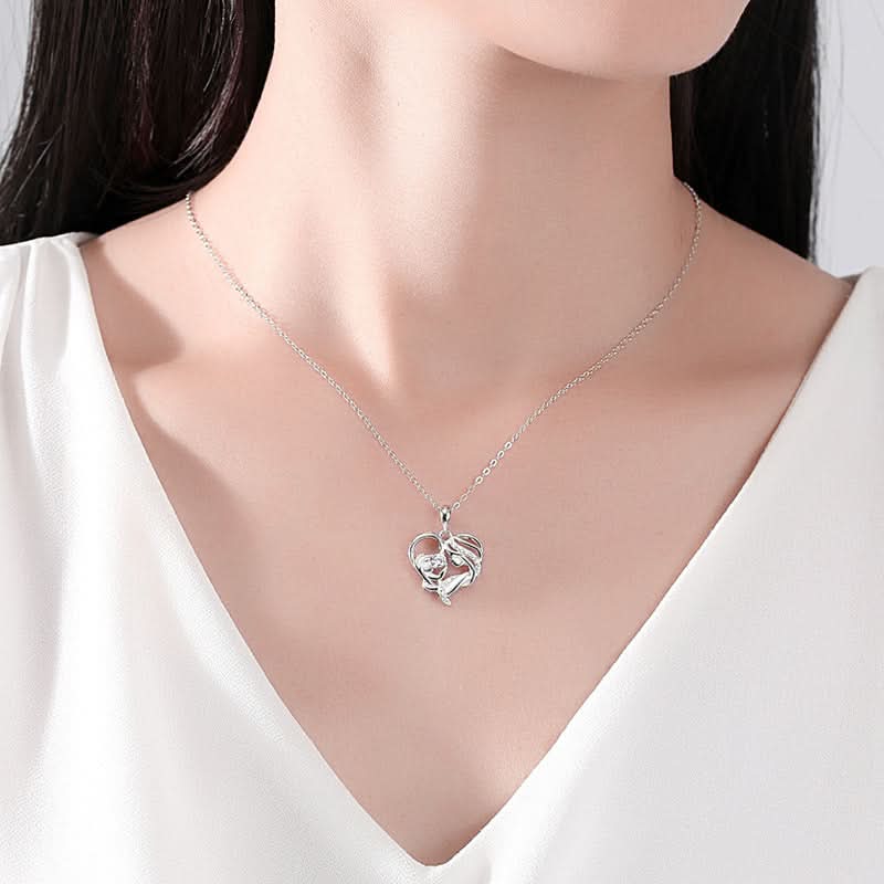 Mother Loves Heart Necklace - ShopLorca