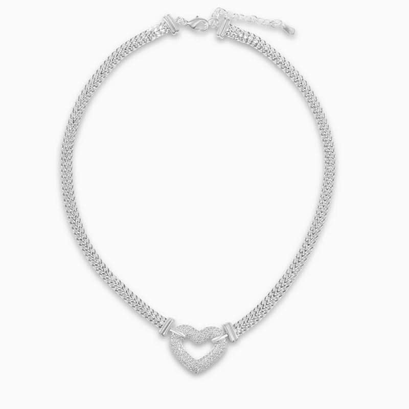 Paris Heart Pendant Necklace - ShopLorca