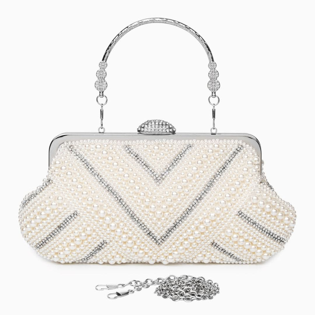 Pristine Pearl Clutch Bag - ShopLorca