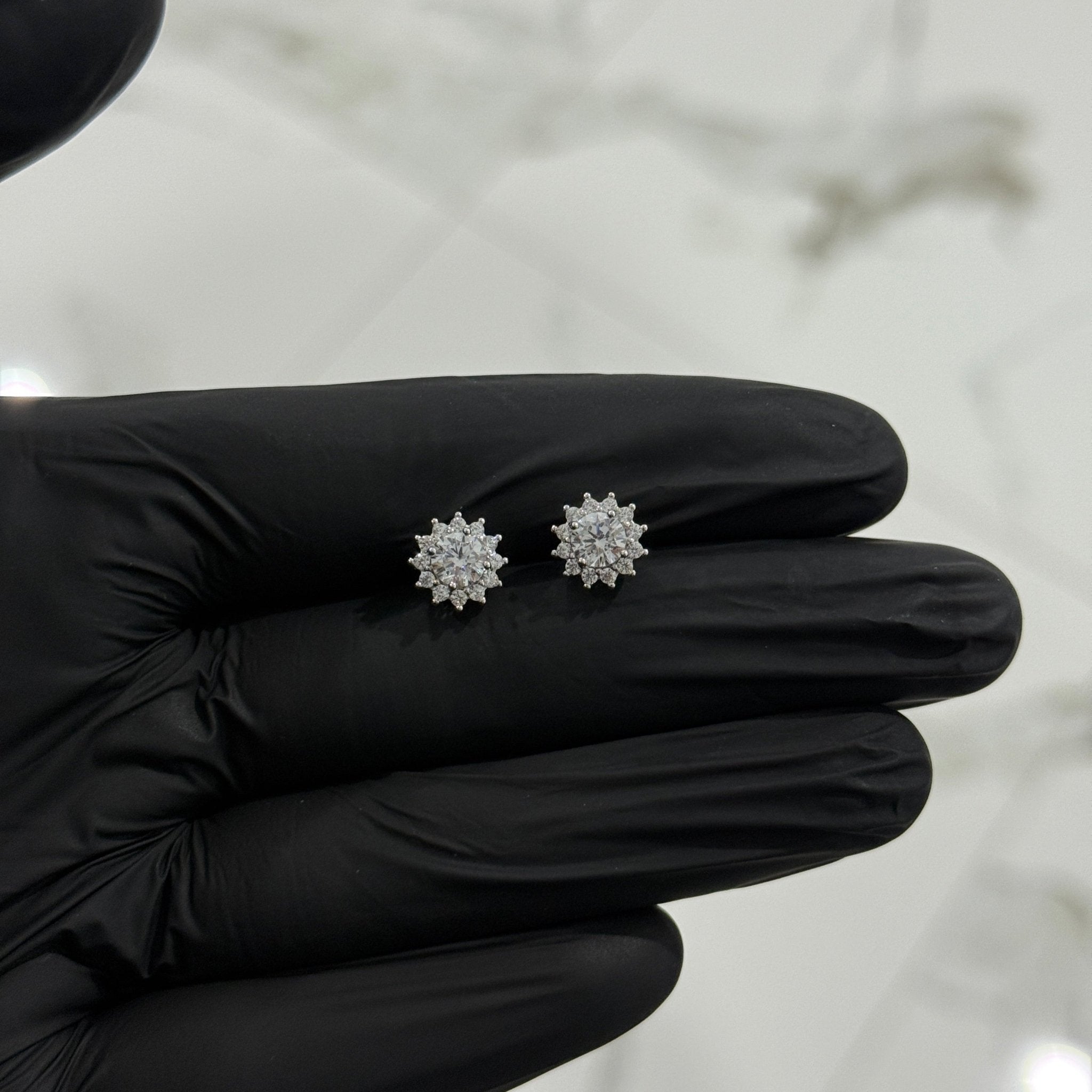 S925 Snowflake Earrings - ShopLorca