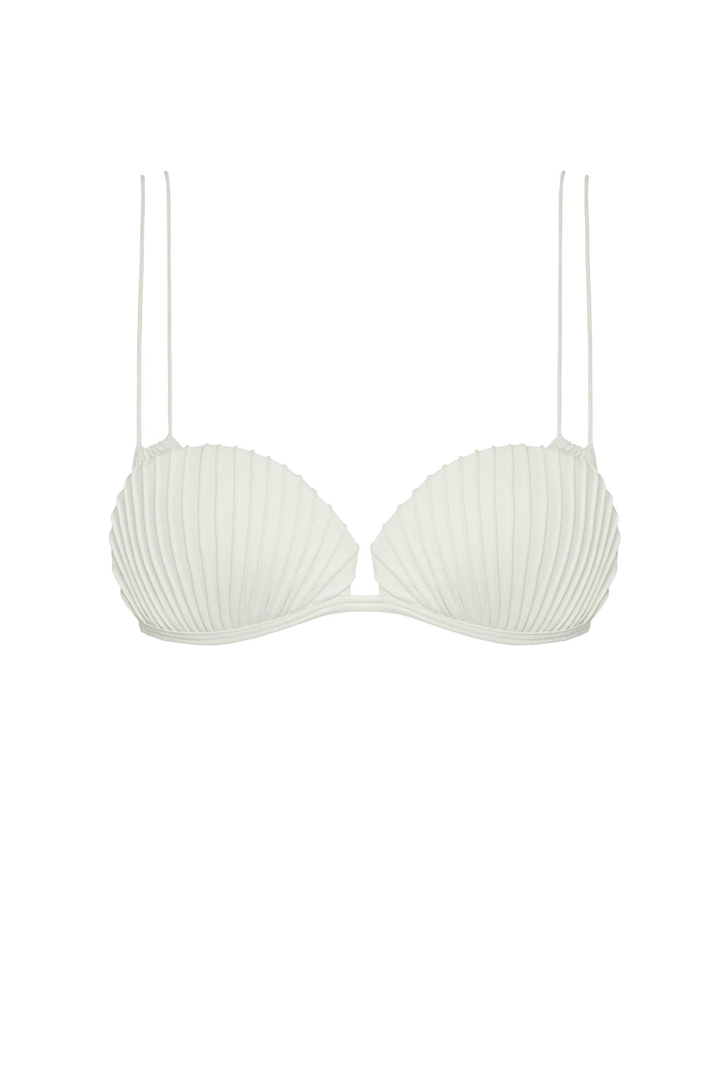 Shell Bikini Top - Off - White - ShopLorca