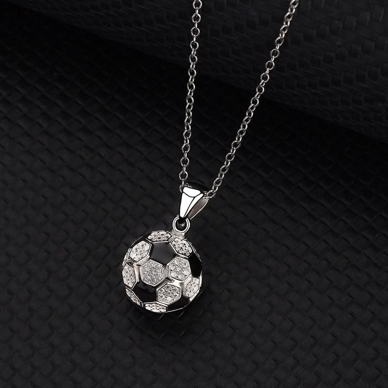 Shimmering Soccer Ball Necklace - ShopLorca