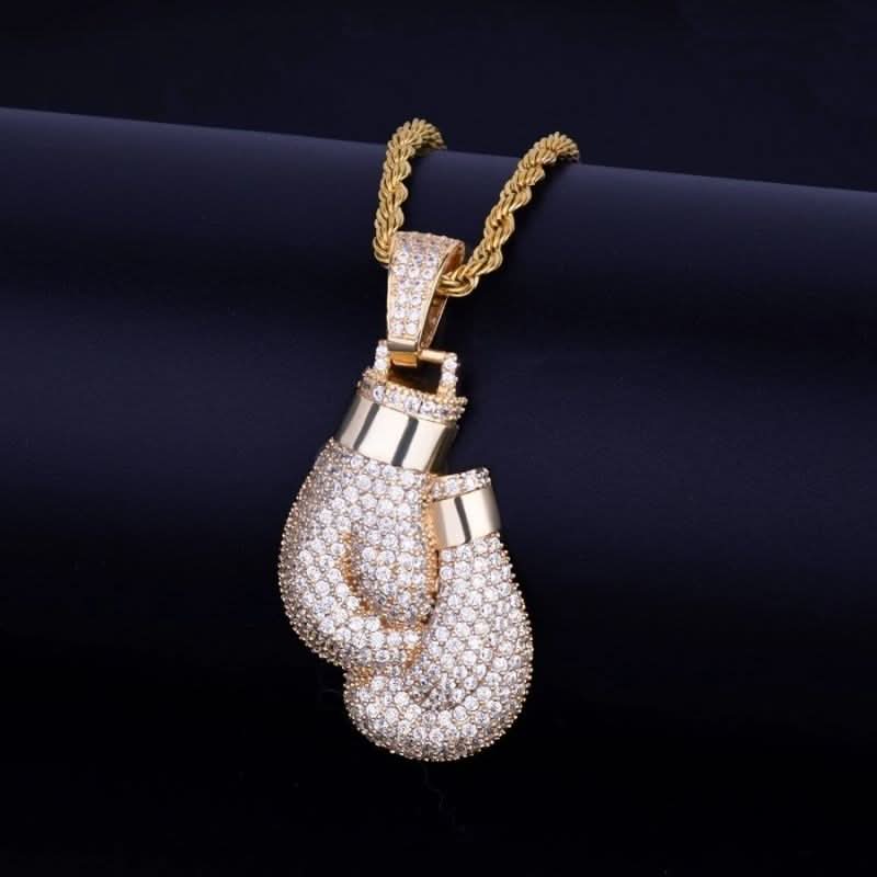 Sparkling Boxing Gloves Necklace - ShopLorca