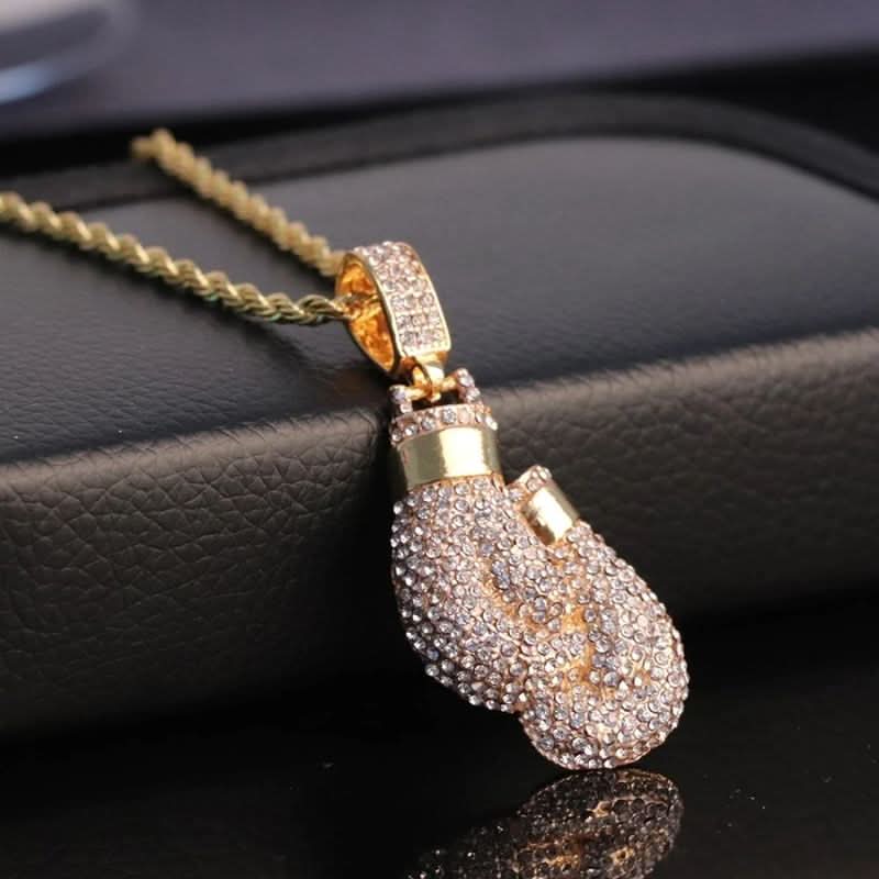 Sparkling Boxing Gloves Necklace - ShopLorca