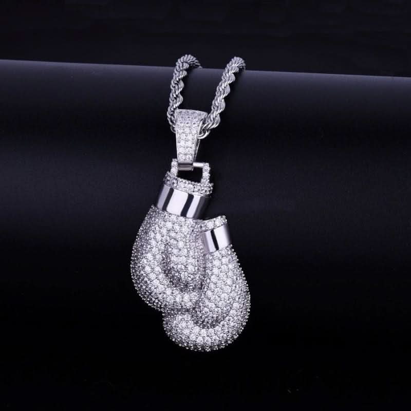 Sparkling Boxing Gloves Necklace - ShopLorca