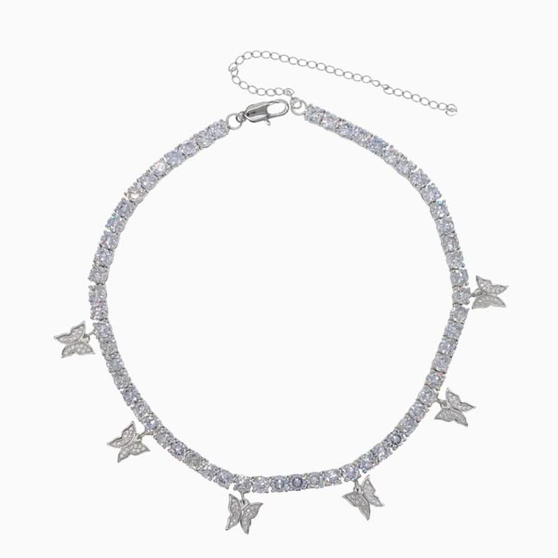 Sparkling Butterfly Choker - ShopLorca