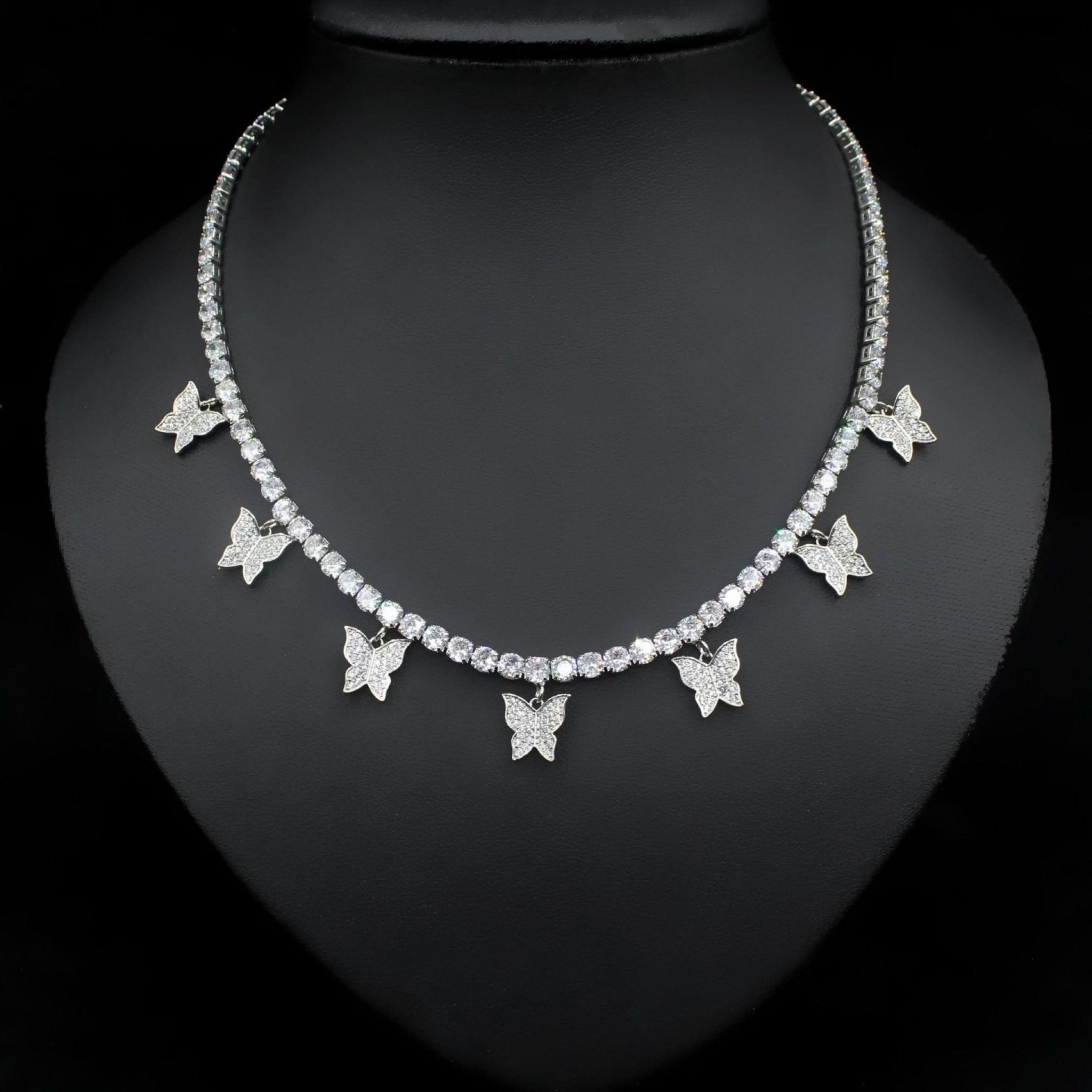 Sparkling Butterfly Choker - ShopLorca