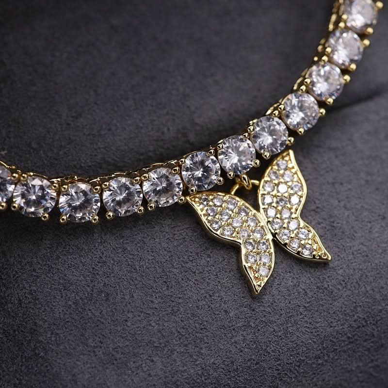 Sparkling Butterfly Choker - ShopLorca