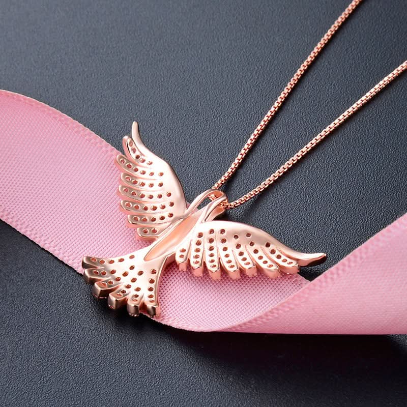 Sparkling Dove Necklace - ShopLorca