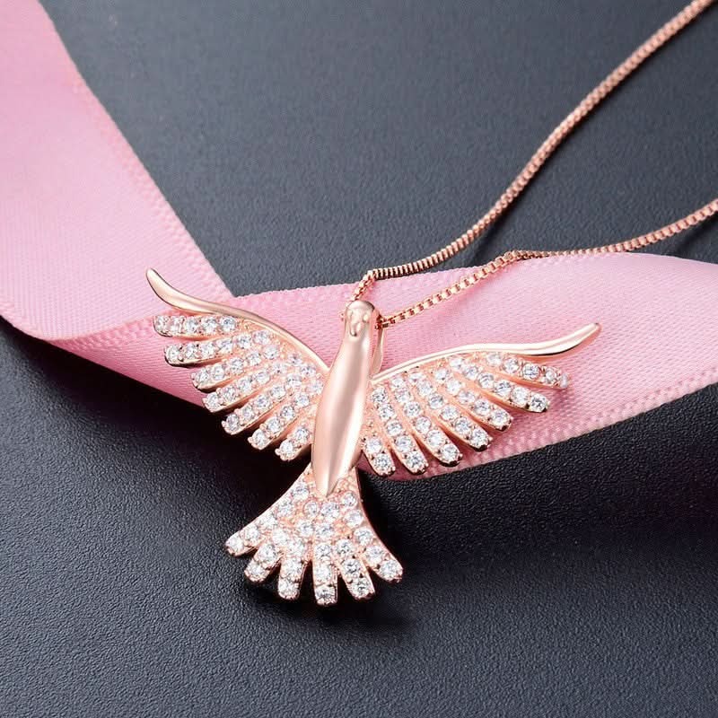 Sparkling Dove Necklace - ShopLorca