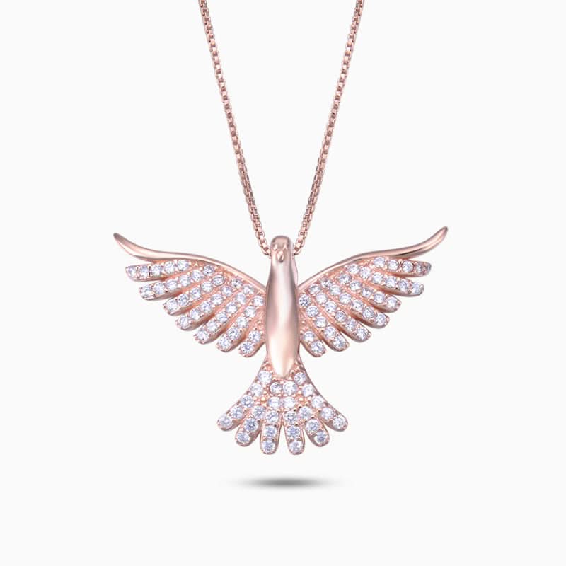 Sparkling Dove Necklace - ShopLorca