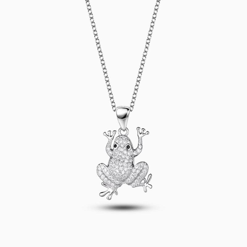 Sparkling Frog Necklace - ShopLorca