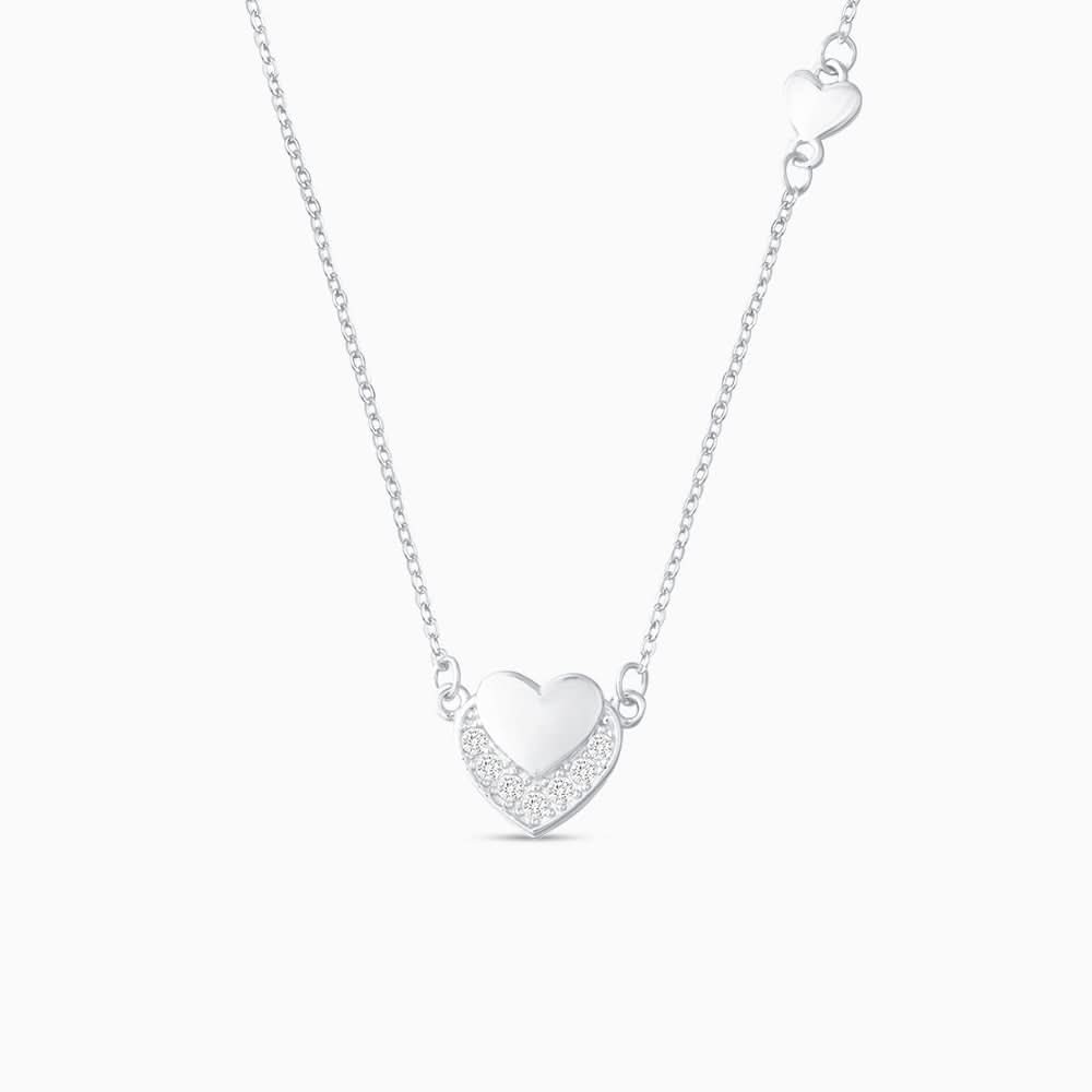 Sparkling Heart in Heart Necklace - ShopLorca