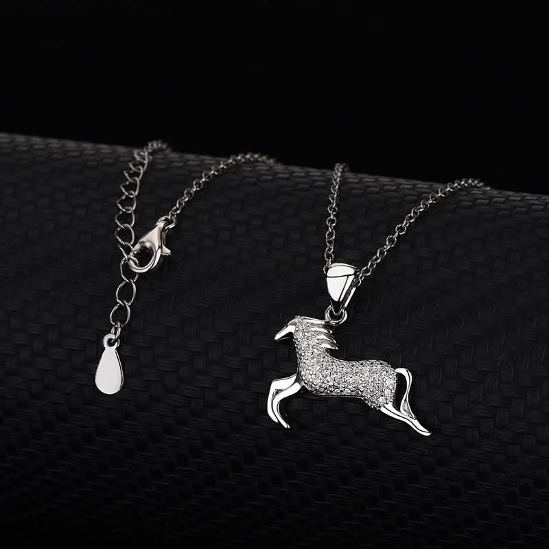 Sparkling Horse Necklace - ShopLorca