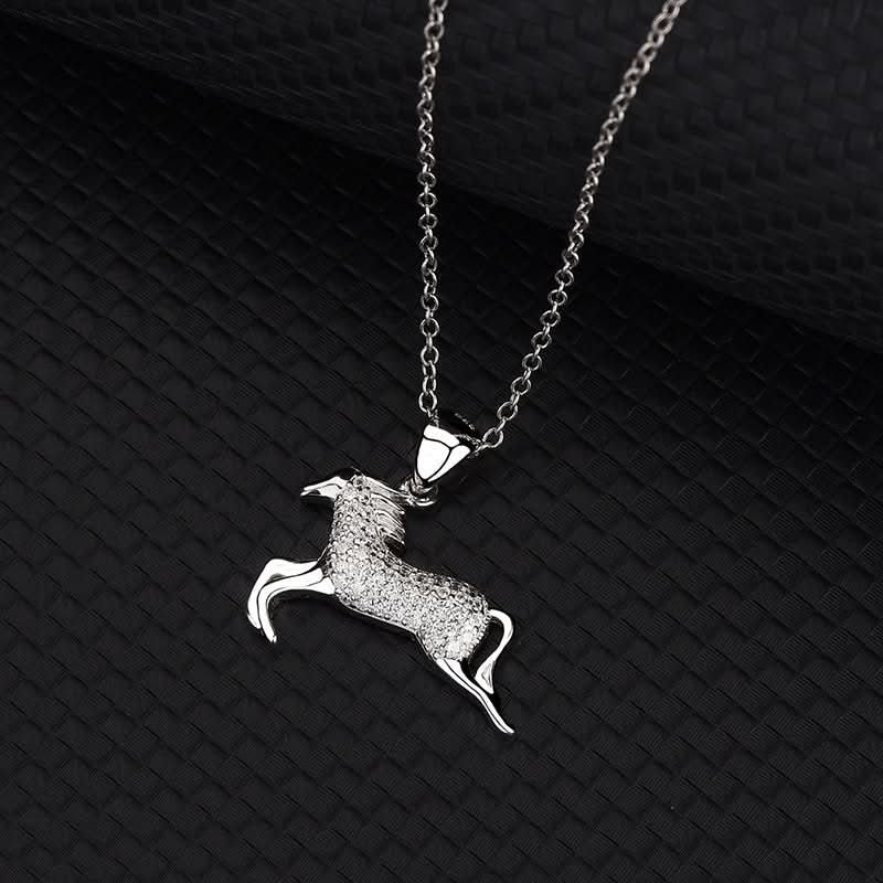 Sparkling Horse Necklace - ShopLorca