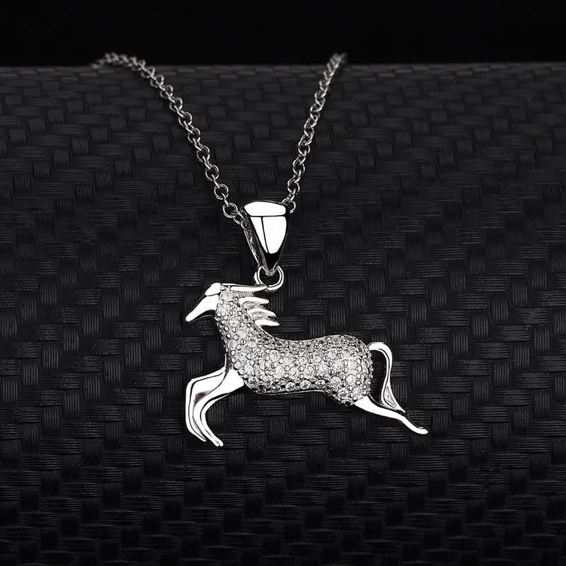 Sparkling Horse Necklace - ShopLorca