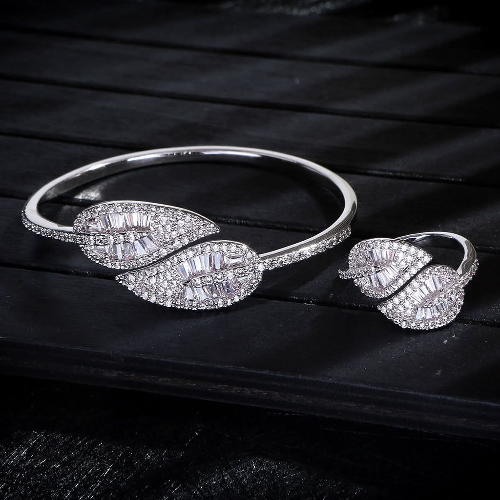 Sparkling Leaves Jewelry Set - ShopLorca