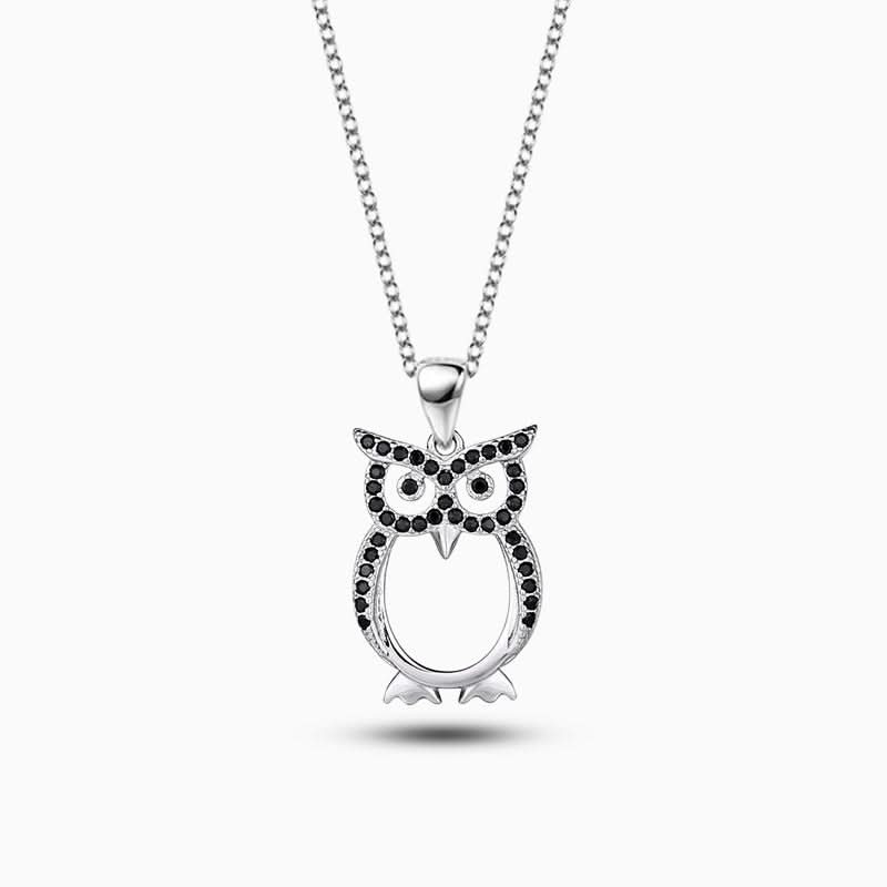 Sparkling Owl Necklace - ShopLorca