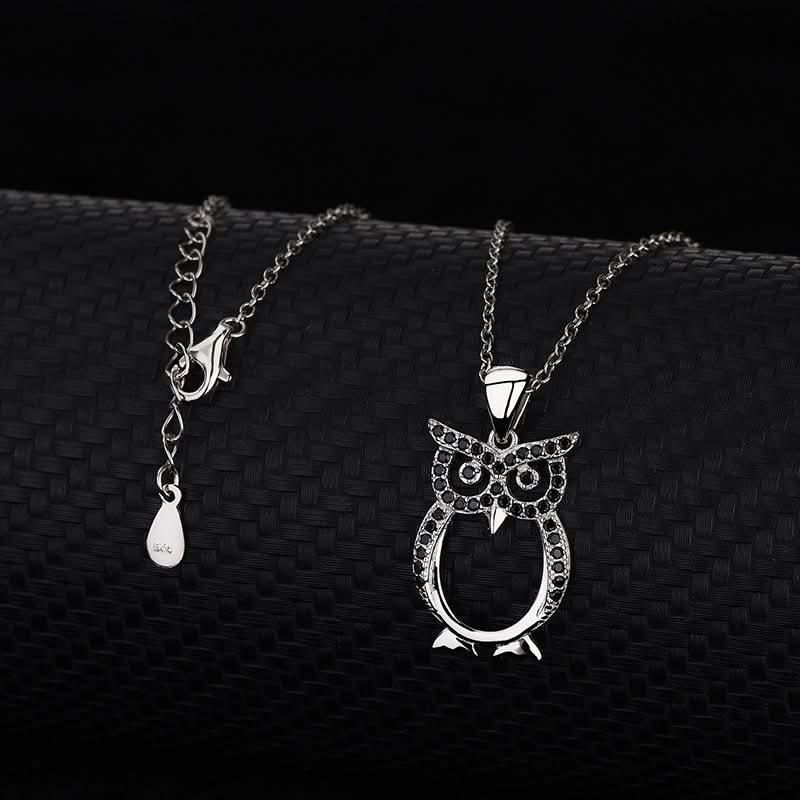 Sparkling Owl Necklace - ShopLorca