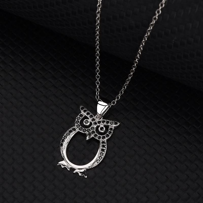 Sparkling Owl Necklace - ShopLorca