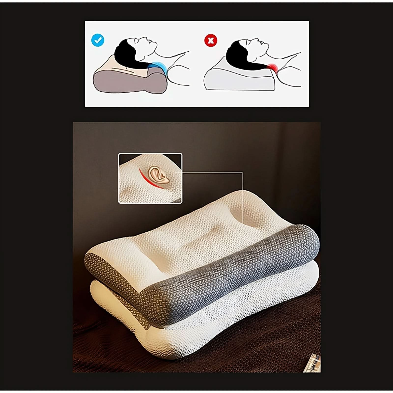Super Ergonomic Pillow - Protect your neck and spine - ShopLorca