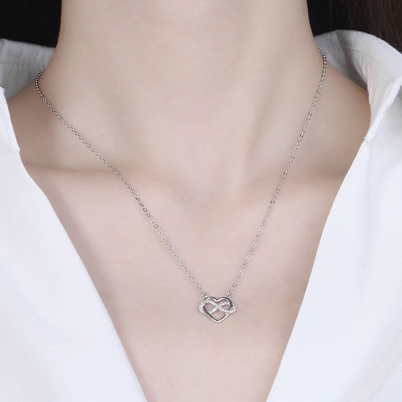 Symbolic Infinity Heart Necklace - ShopLorca