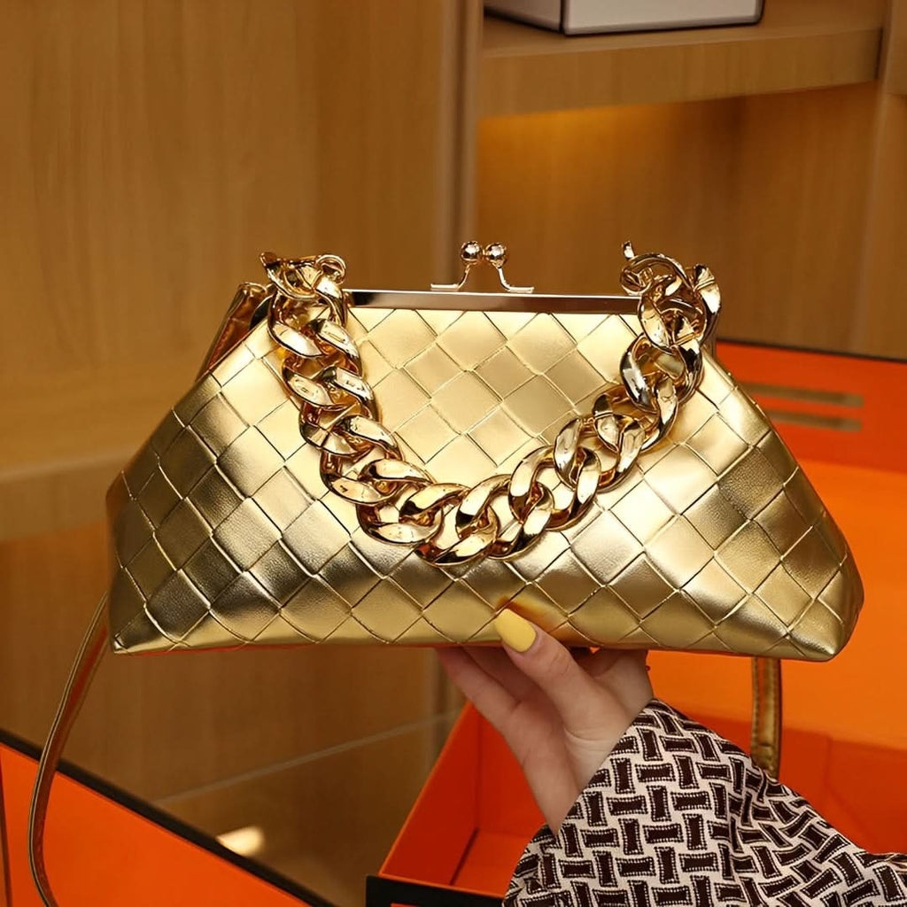 Valentina Cross Chained Crossbody Bag - ShopLorca