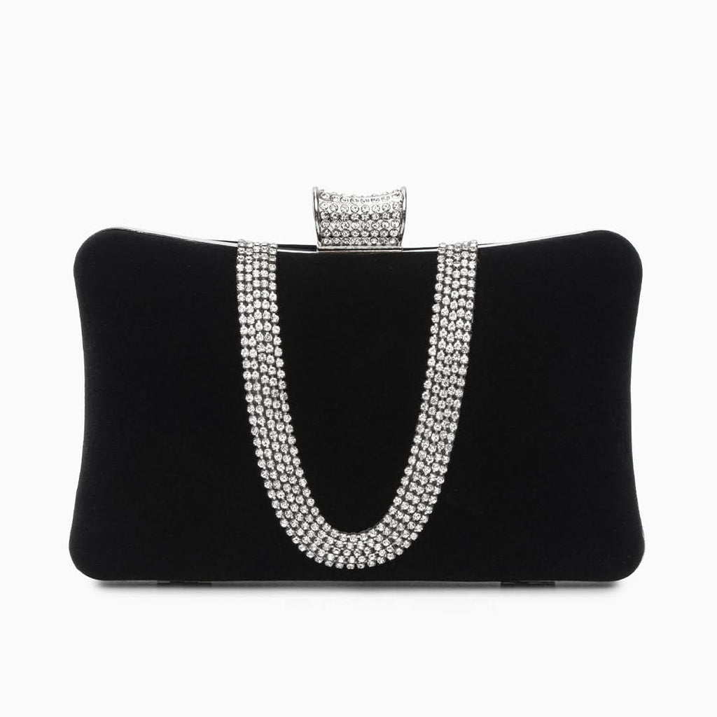 Velvet Sparkles Clutch Bag - ShopLorca