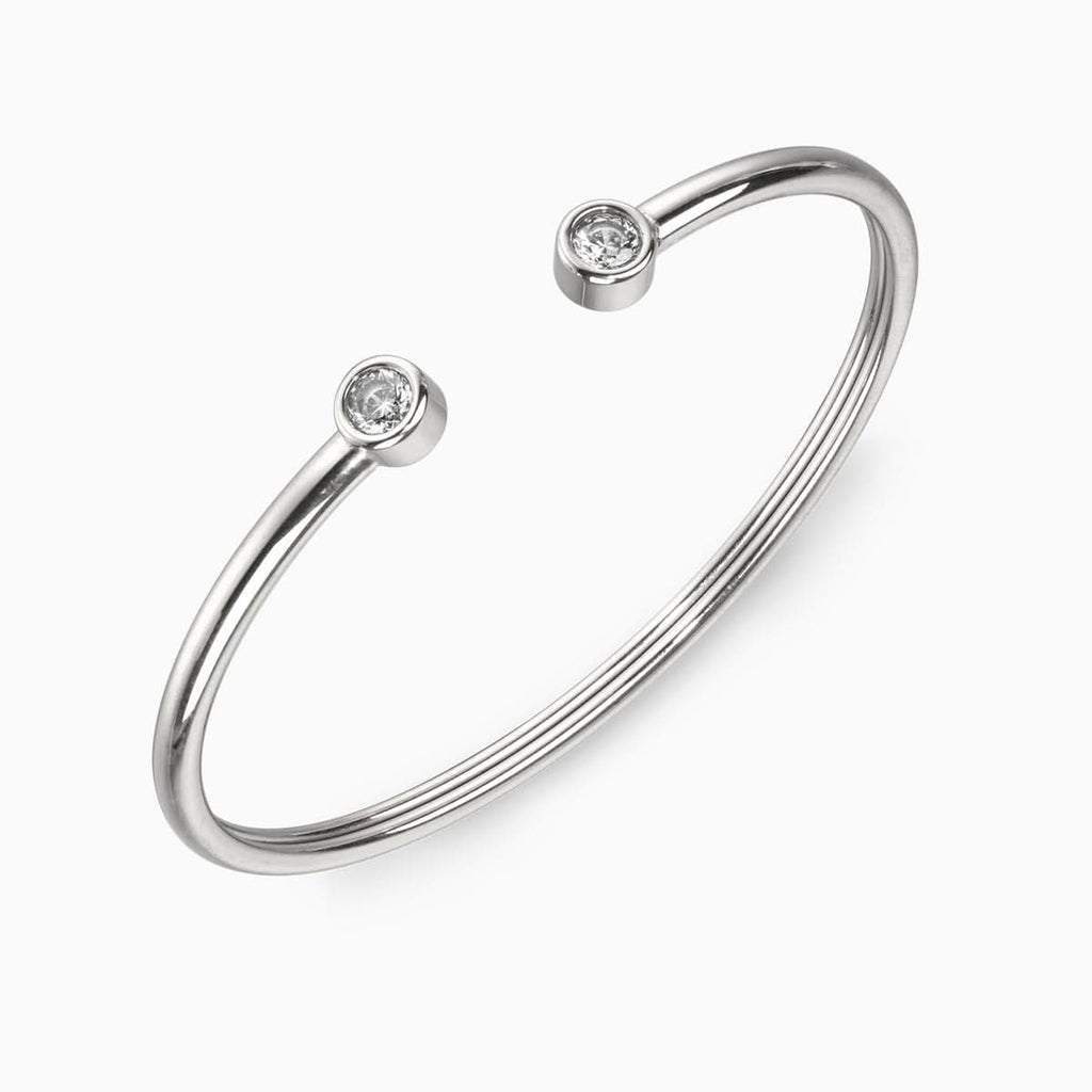 Verano Studded Stones Cuff Bangle - ShopLorca