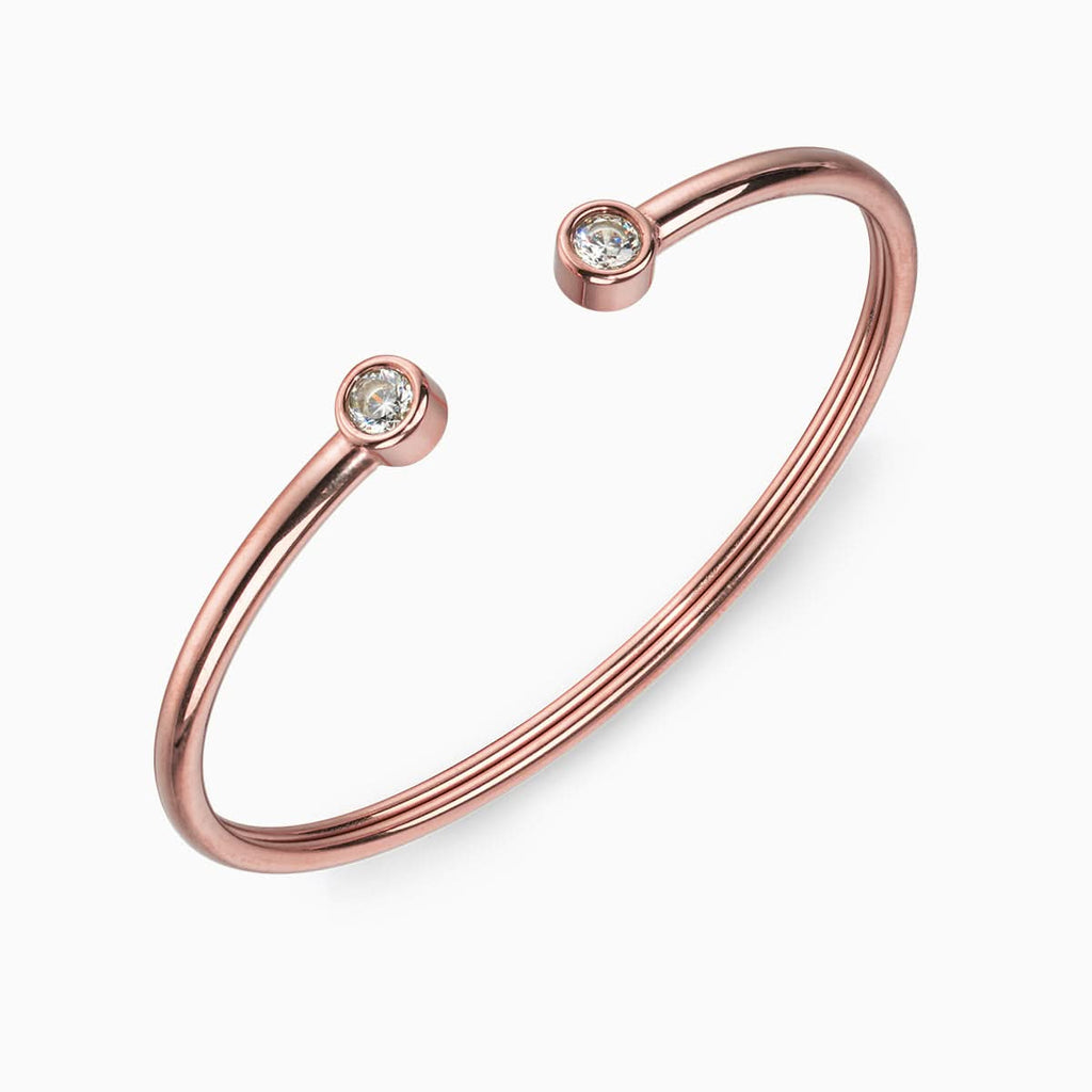 Verano Studded Stones Cuff Bangle - ShopLorca