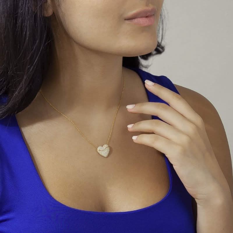 Vibrant Heart Spark Necklace - ShopLorca